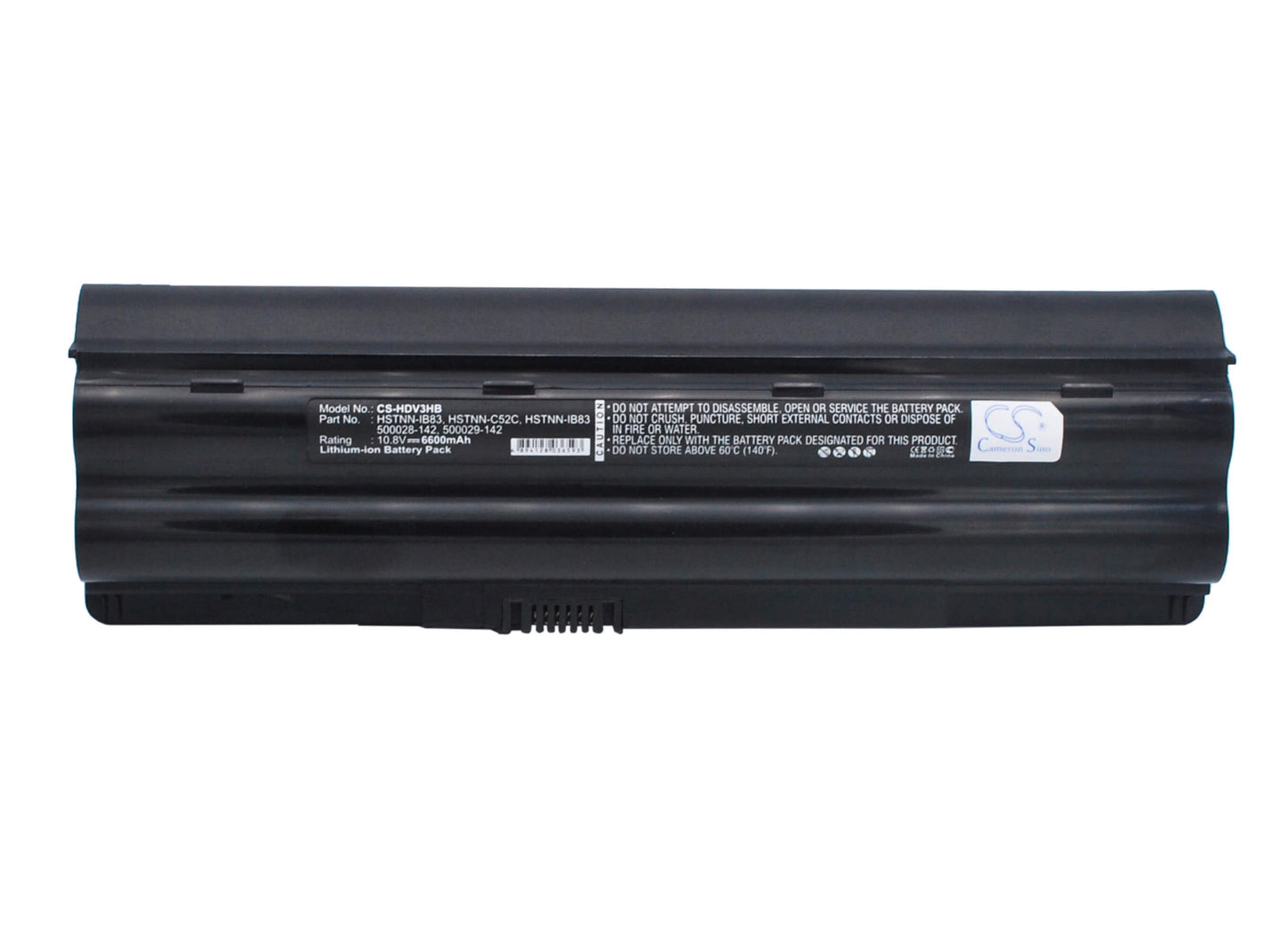 10.8V, 6600mAh, Li-ion Battery fits Hp, Pavilion Dv3-1000, Pavilion Dv3-1001tx, 71.28Wh