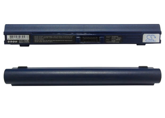 Blue, 11.1V, 4400mAh, Li-ion Battery fits Acer, Aspire One 531, Aspire One 751, 48.84Wh