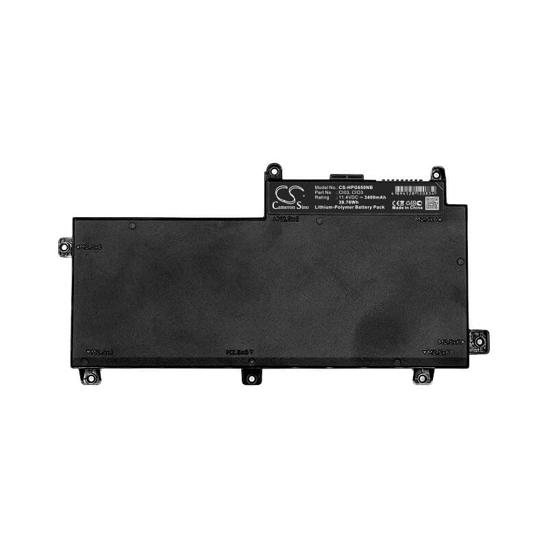 11.4V, 3400mAh, Li-Polymer Battery fits Hp, 640 G3, Probook 640, 38.76Wh