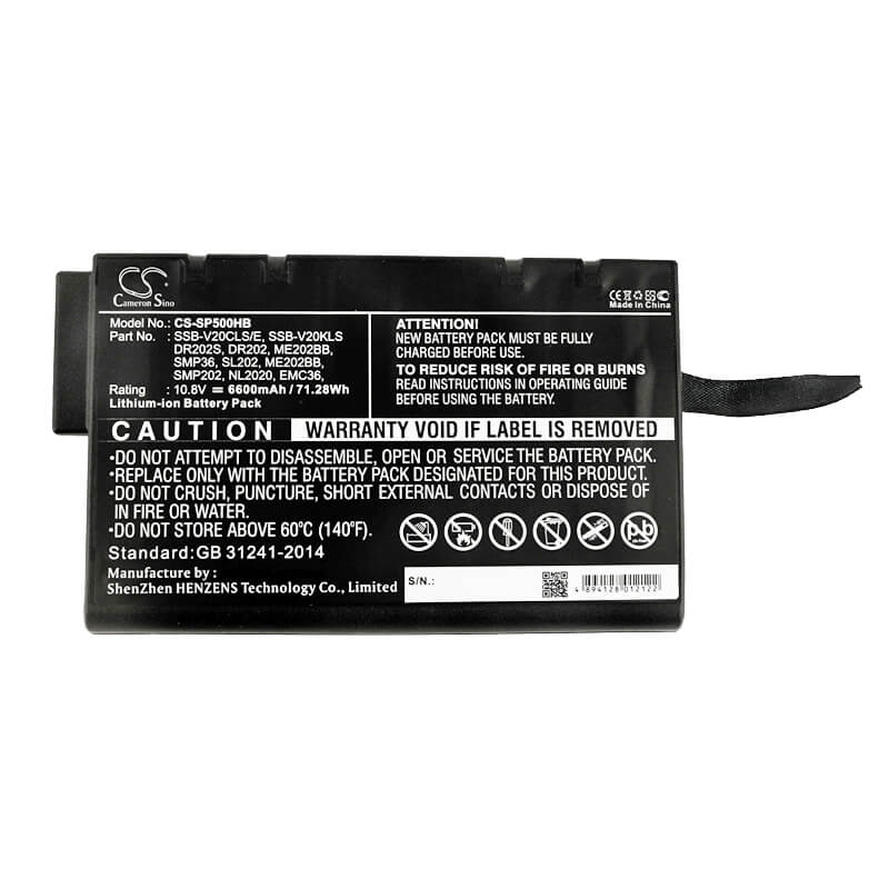 10.8V, 6600mAh, Li-ion Battery fits Idp, Vaquero, 71.28Wh