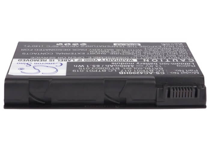 14.8V, 4400mAh, Li-ion Battery fits Acer, Aspire 3100, Aspire 3103, 65.12Wh