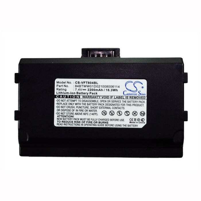 7.4V, 2200mAh, Li-ion Battery fits Verifone, Nurit 8040, Nurit 8400, 16.28Wh