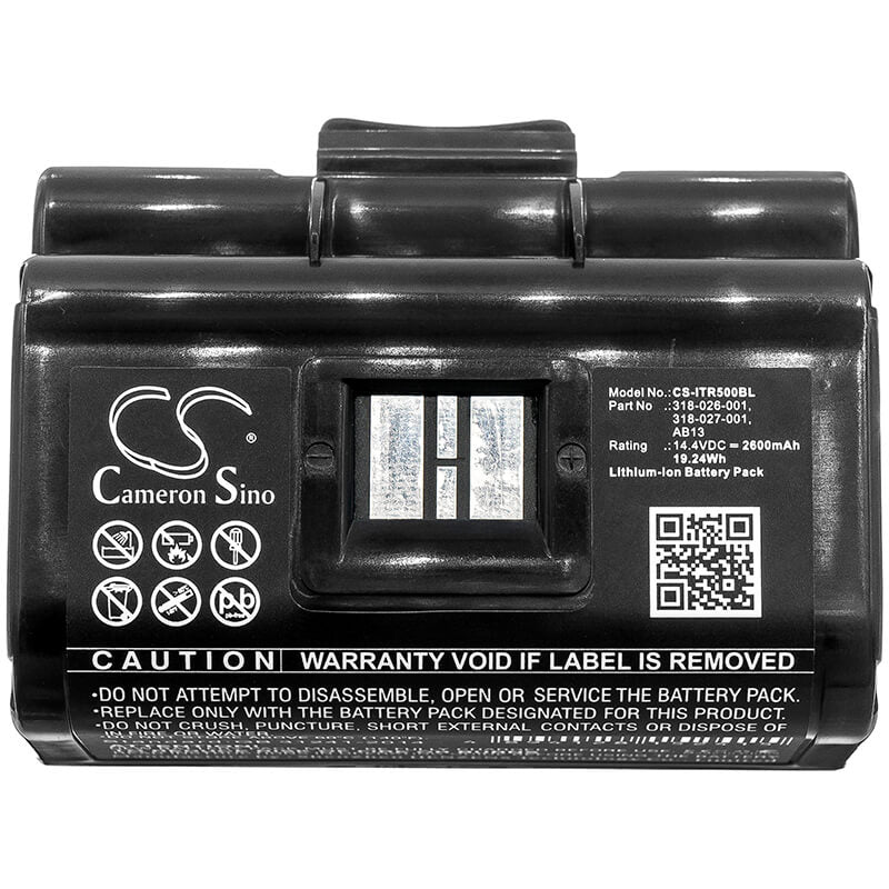 14.4V, 2600mAh, Li-ion Battery fits Intermec, Pb50, Pb51, 37.44Wh