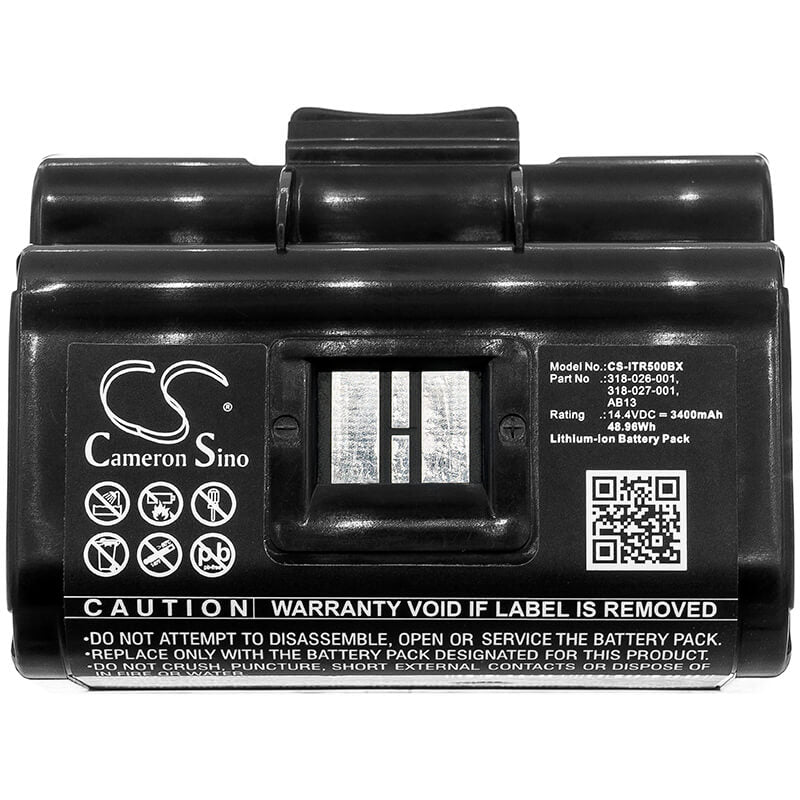 14.4V, 3400mAh, Li-ion Battery fits Intermec, Pb50, Pb51, 48.96Wh