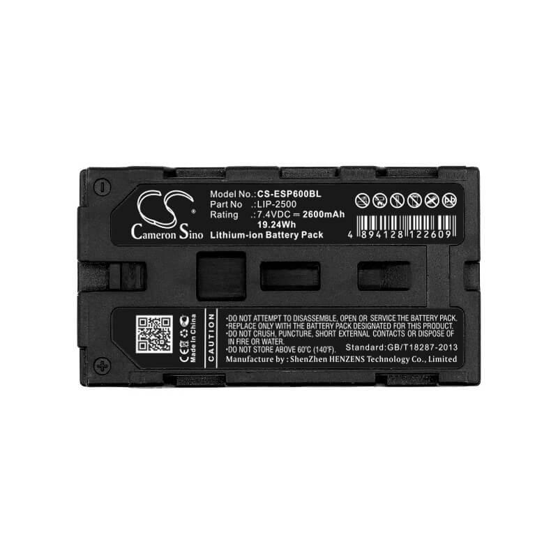 7.4V, 2600mAh, Li-ion Battery fits Epson, Eht-400, Eht-400c, 19.24Wh