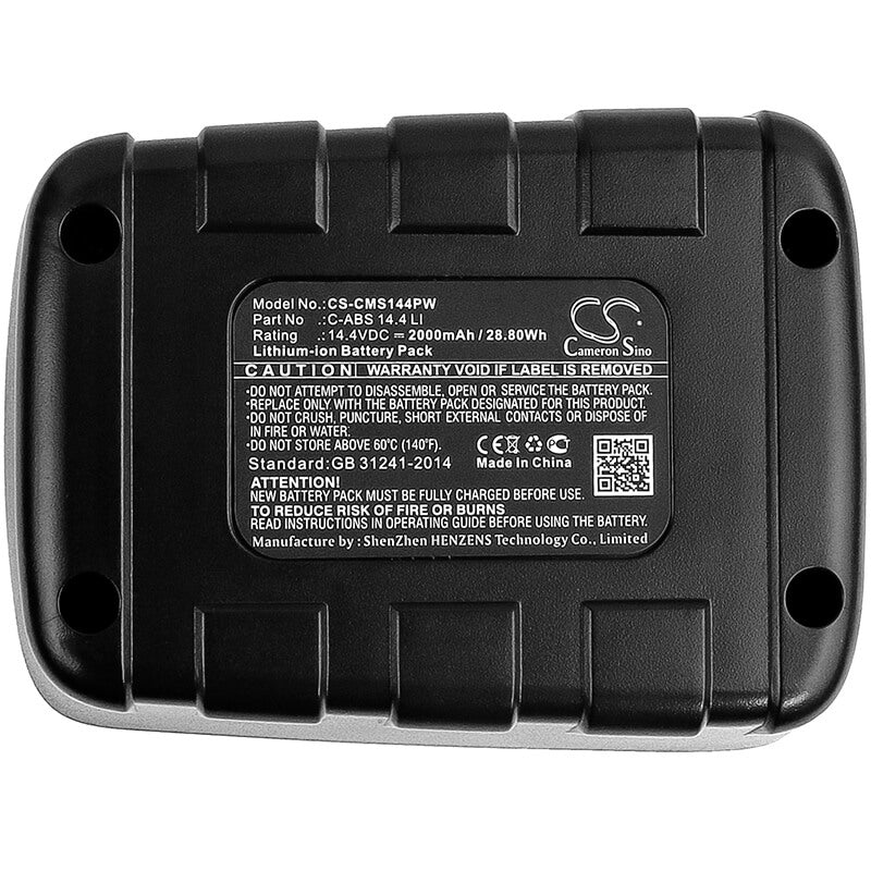 14.4V, 2000mAh, Li-ion Battery fits Cmi, C-as 14.4, 28.8Wh
