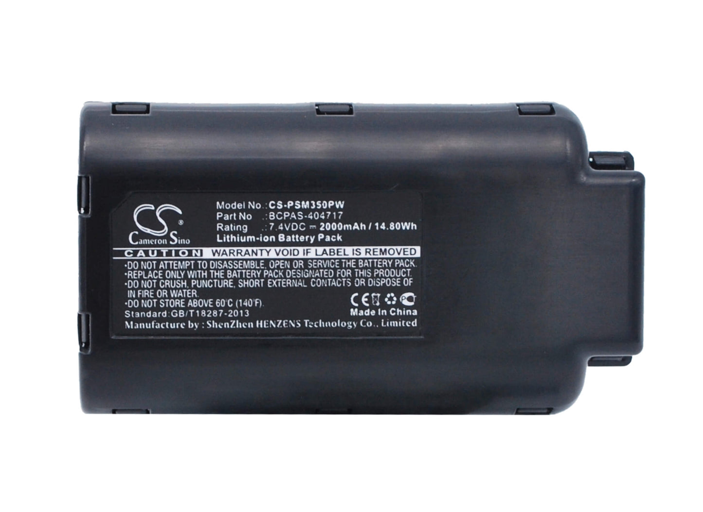 7.4V, 2000mAh, Li-ion Battery fits Paslode, 900400, 900420, 14.8Wh