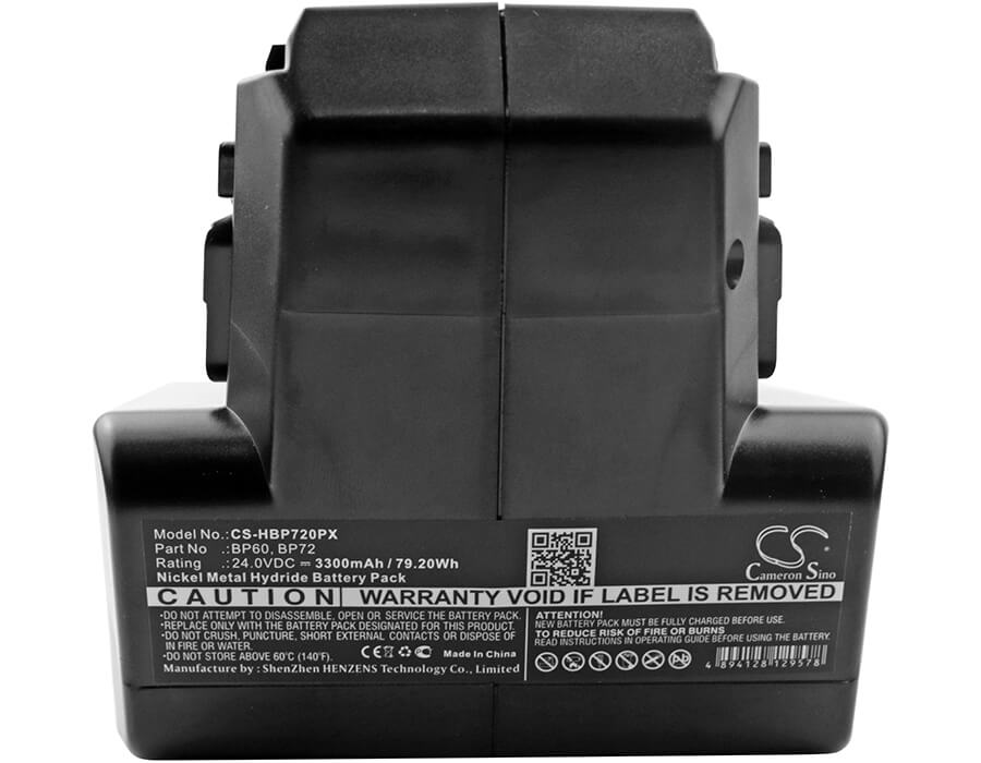 24.0V, 3300mAh, Ni-MH Battery fits Hilti, C 7/24, C 7/36, 79.2Wh