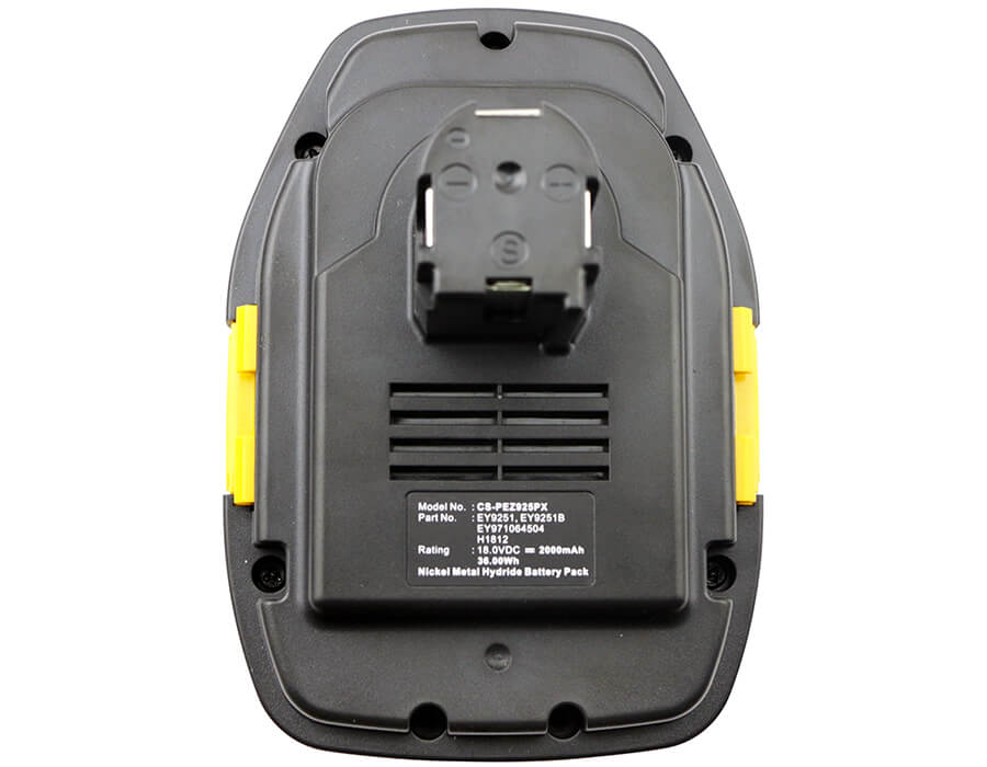 18V, 2000mAh, Ni-MH Battery fits Panasonic, Ey3544, Ey3544gqk, 36Wh
