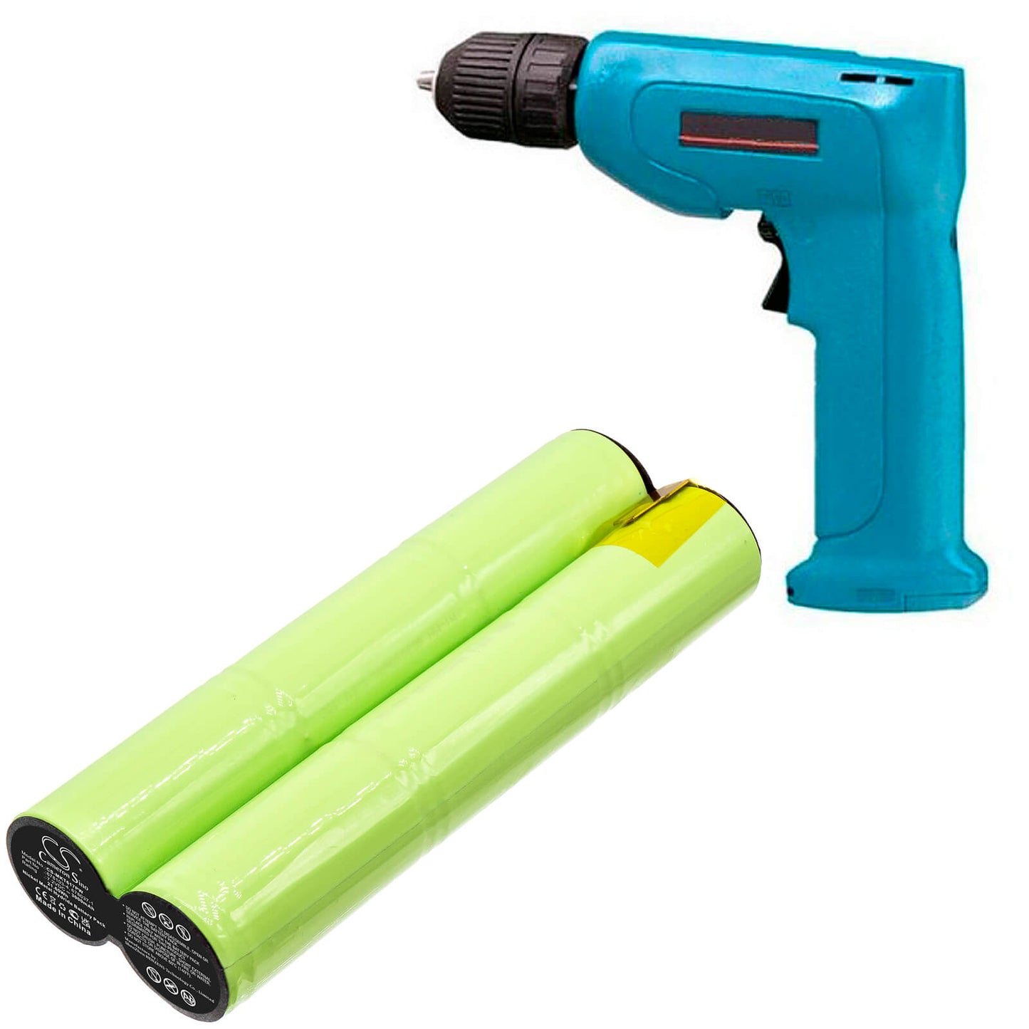 7.2V, 3000mAh, Ni-MH Battery fits Makita, 6010sd, 6010sdw, 21.6Wh