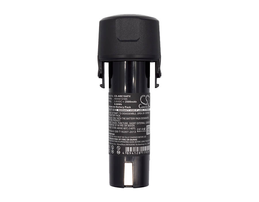 3.6V, 2500mAh, Li-ion Battery fits Aeg, 413184, Se 3.6, 9Wh