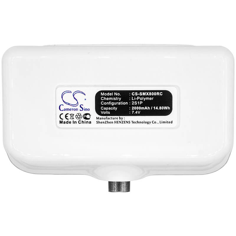 7.4V, 2000mAh, Li-Polymer Battery fits Syma, RC Fpv X8 Pro, 14.8Wh