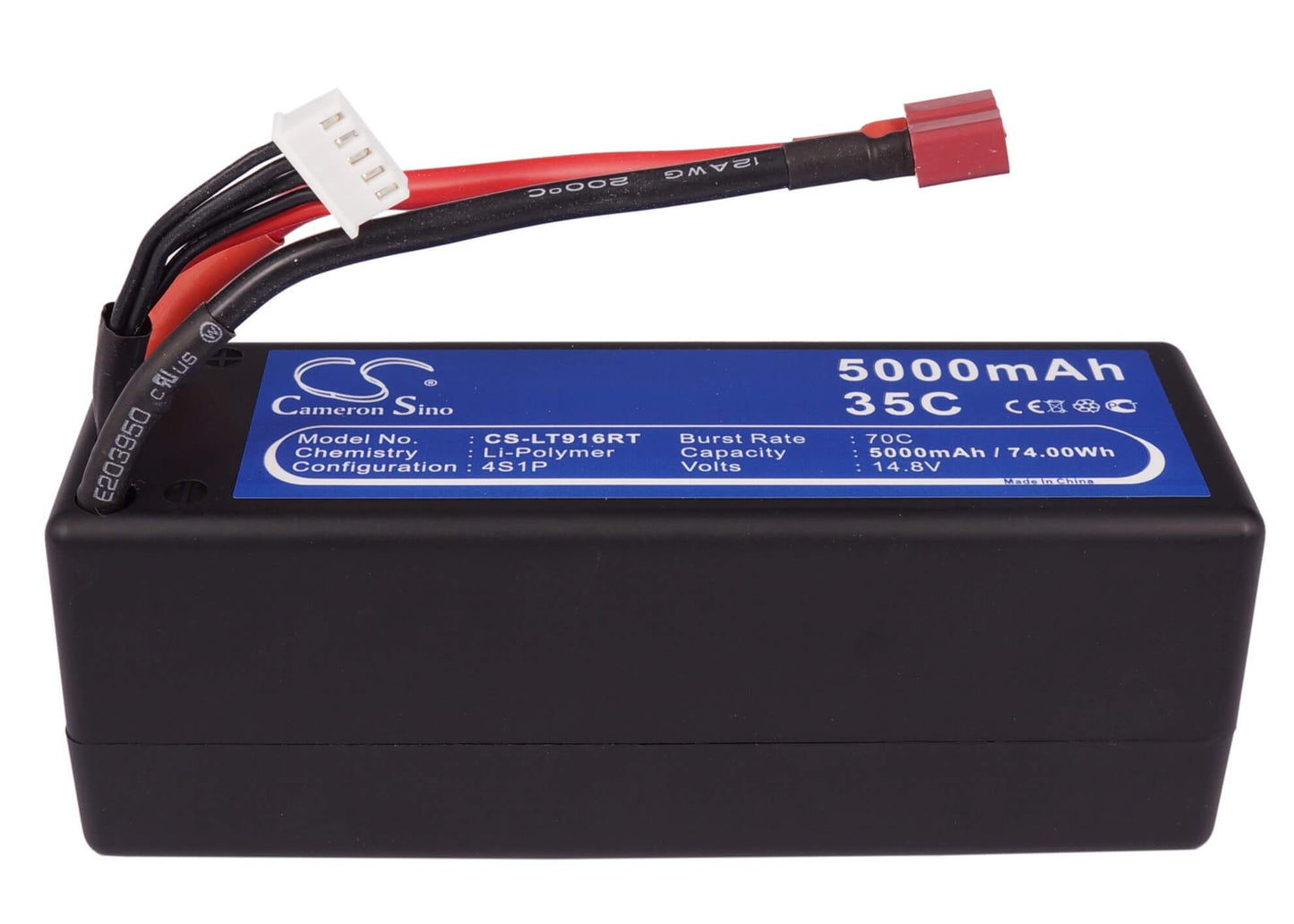14.8V, 5000mAh, Li-Polymer Battery fits Cameron Sino, Cs-lt916rt, 74Wh