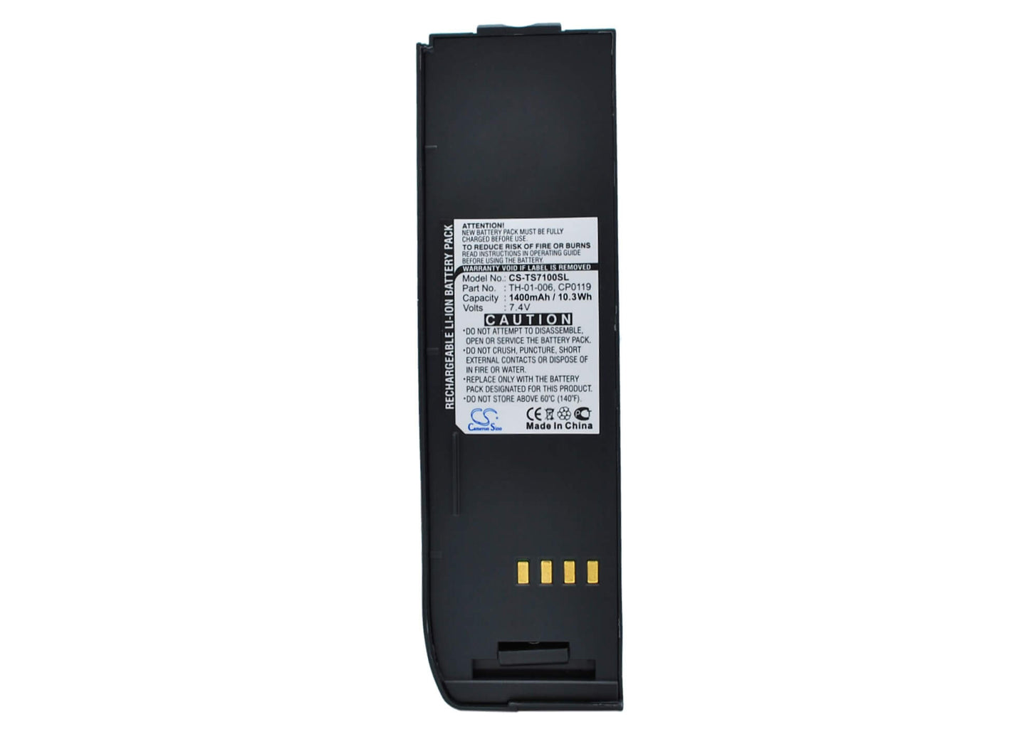 7.4V, 1400mAh, Li-ion Battery fits Ascom, 21, 10.36Wh