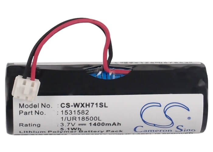 3.7V, 1400mAh, Li-ion Battery fits Wella, Xpert Hs71, Xpert Hs71 Profi, 5.18Wh