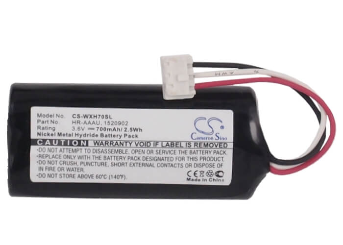 3.6V, 700mAh, Ni-MH Battery fits Tondeo, Eco Xp, 2.52Wh