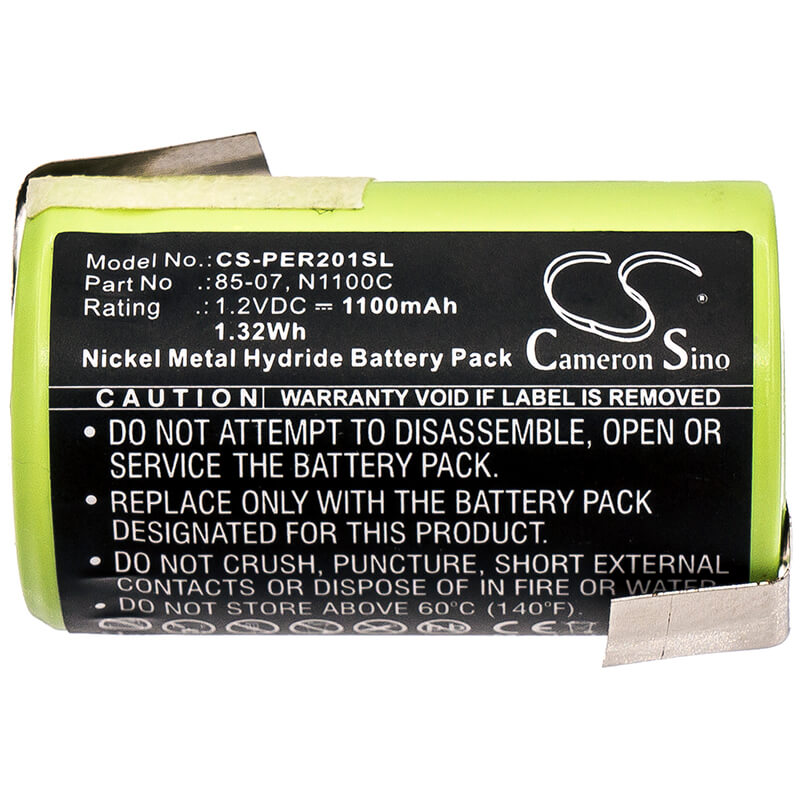 1.2V, 1100mAh, Ni-MH Battery fits Panasonic, Er201, Er398, 1.32Wh