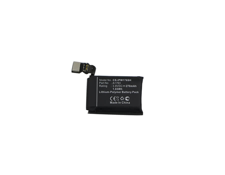 3.8V, 270mAh, Li-Polymer Battery fits Apple, Mnnn2ll/a, Mp032ll/a, 1.026Wh