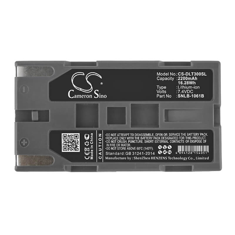 7.4V, 2200mAh, Li-ion Battery fits Maxkon, Raytheon, Raytheon Thermal Imager, 16.28Wh