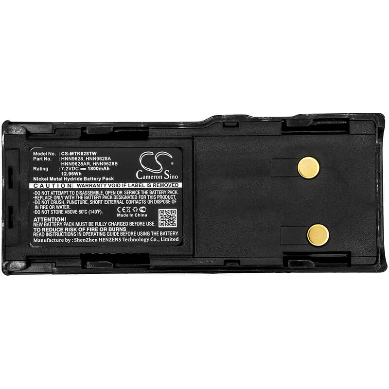 7.2V, 1800mAh, Ni-MH Battery fits Motorola, Cp250, Cp450, 12.96Wh