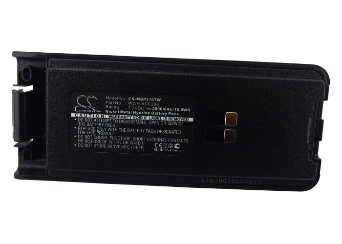 7.2V, 2500mAh, Ni-MH Battery fits Maxon, Sp300, Sp310, 18Wh