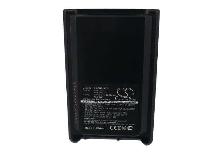 7.4V, 2200mAh, Li-ion Battery fits Yaesu, Vx230, Vx-230, 16.28Wh