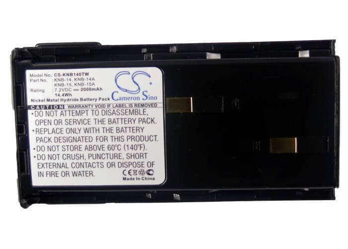 7.2V, 2000mAh, Ni-MH Battery fits Kenwood, Cp-213, Tcp-113, 14.4Wh