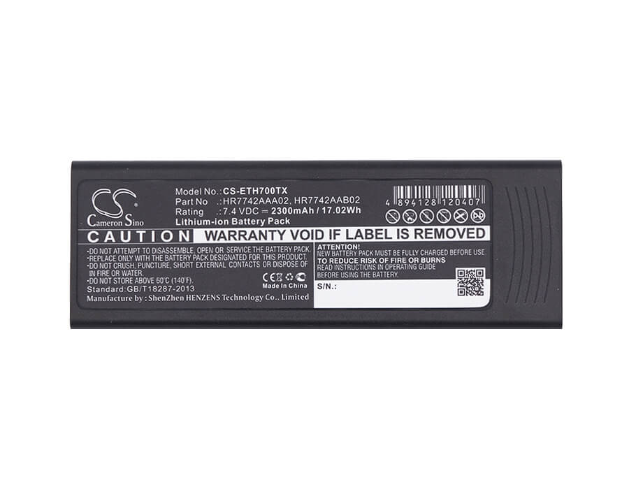 7.4V, 2300mAh, Li-ion Battery fits Eads, P3g, Tph700, 17.02Wh