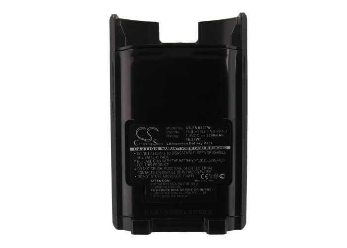 7.4V, 2200mAh, Li-ion Battery fits Yaesu, Vx-600, Vx-820, 16.28Wh