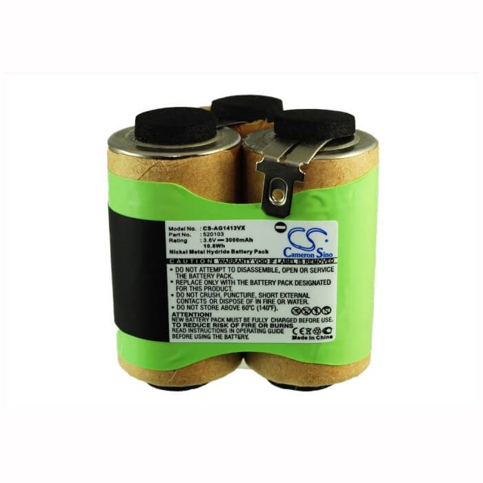 3.6V, 3000mAh, Ni-MH Battery fits Aeg, Classic 1, Liliput, 10.8Wh