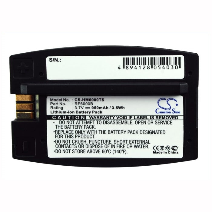 3.7V, 950mAh, Li-ion Battery fits Hme, 6000 I.q, Blue, 3.515Wh