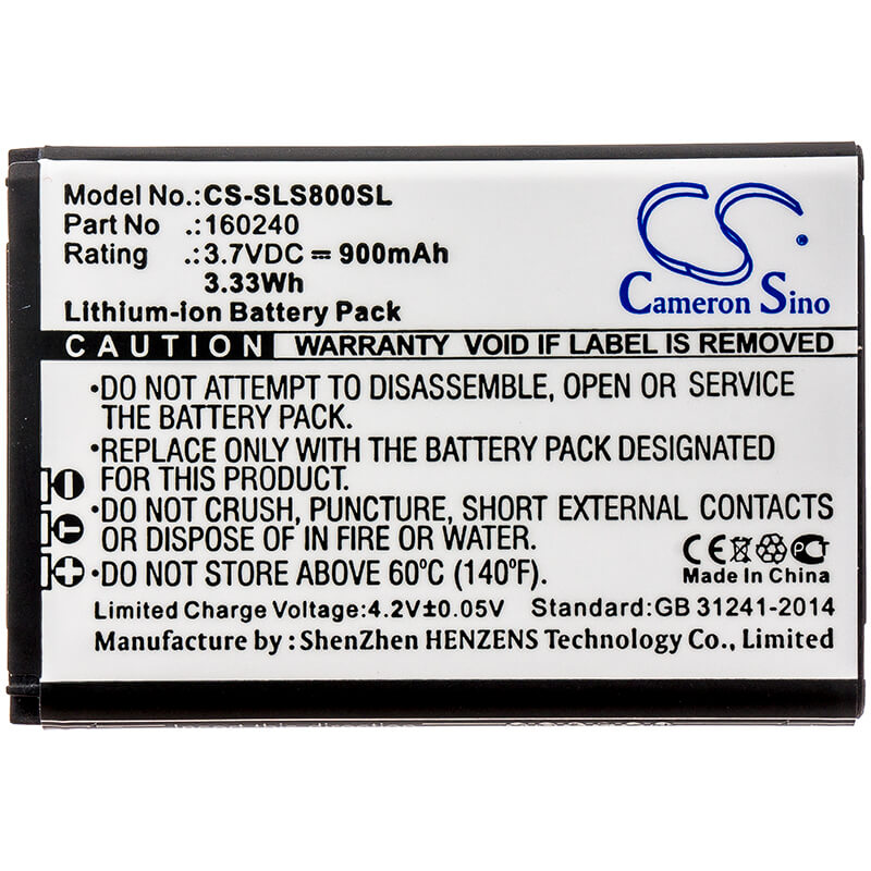 3.7V, 900mAh, Li-ion Battery fits Steelseries, 61298rx, Arctis Pro Wireless, 3.33Wh