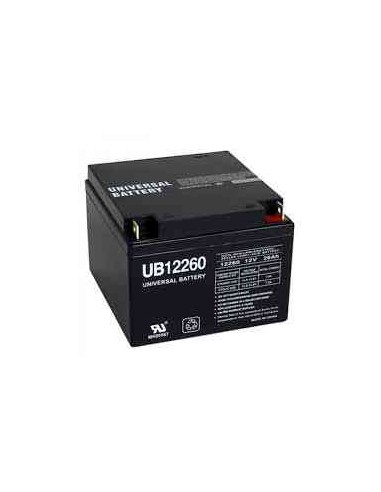 Mx12240 union battery replacement sla battery 12v 26 ah