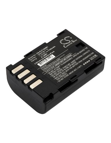 7.4V, 1100mAh, Li-ion Battery fits Panasonic, Lumix Dmc-gh3, Lumix Dmc-gh3a, 8.14Wh