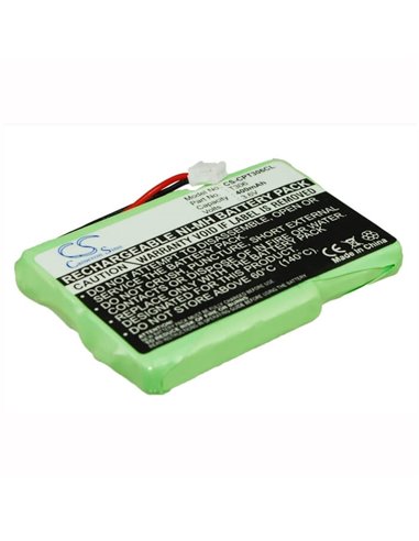 3.6V, 400mAh, Ni-MH Battery fits Swisscom, Aton Cl306, Cl-306, 1.44Wh