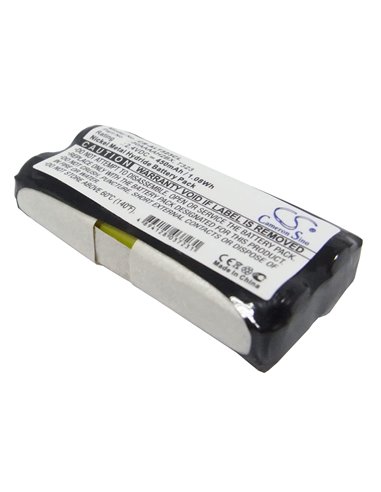 2.4V, 450mAh, Ni-MH Battery fits Gp, 30aaaah2bx, T323, 1.08Wh