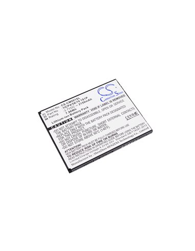 3.7V, 2150mAh, Li-ion Battery fits Cameron Sino, 1icp4/58/70 1s1p, 7.955Wh