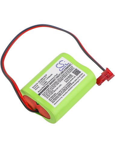 2.4V, 2100mAh, Ni-MH Battery fits Interstate, Nic1158, 5.04Wh