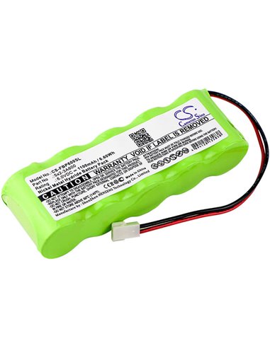 6.0V, 1100mAh, Ni-MH Battery fits Fluke, Analyzers Memobox, Memobox, 6.6Wh