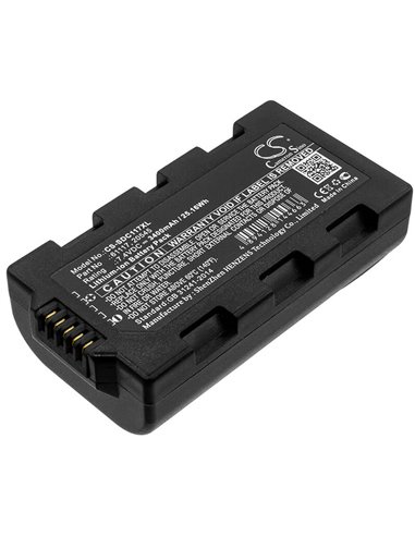 7.4V, 3400mAh, Li-ion Battery fits Sokkia, Juniper Mesa Field, Topcon Tesla, 25.16Wh