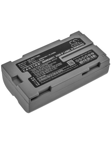 7.4V, 2600mAh, Li-ion Battery fits Topcon, Rc-5, Total Station Gm-52, 19.24Wh