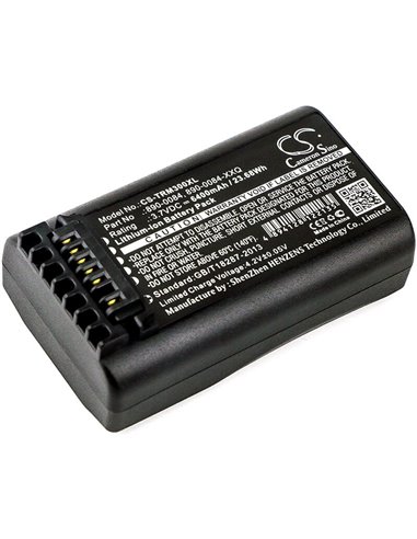 3.7V, 6400mAh, Li-ion Battery fits Spectra Precision, Focus 6, Focus 8, 23.68Wh