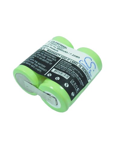 2.4V, 3000mAh, Ni-MH Battery fits Fluke, 474569, 7.2Wh