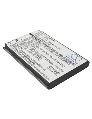 Gps, Navigator 3.7V, 750mAh, Li-ion Battery fits Haier, H15132, He-d330, 2.775Wh