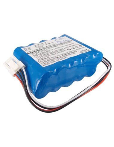 12.0V, 3800mAh, Ni-MH Battery fits Nihon Kohden, Bsm-2300, Bsm-23001a, 45.6Wh