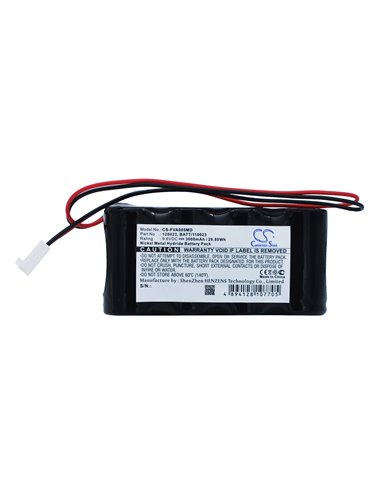 9.6V, 3000mAh, Ni-MH Battery fits Fresenius, Volumed Vp5005, 28.8Wh