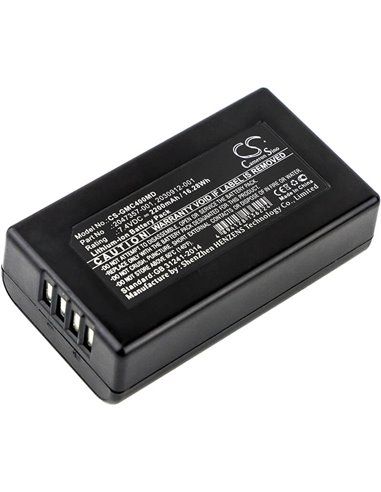 7.4V, 2200mAh, Li-ion Battery fits Ge, Ekg Mac 400, Ekg Mac 600, 16.28Wh