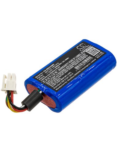 7.4V, 3400mAh, Li-ion Battery fits Welch-allyn, Connex Spot, Connex Spot Monitor, 25.16Wh