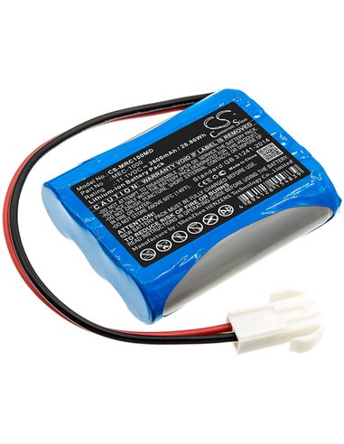 11.1V, 2600mAh, Li-ion Battery fits Mindray, Mec-1000, 28.86Wh