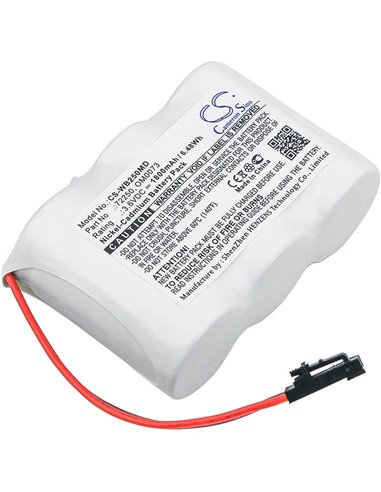 3.6V, 1800mAh, Ni-CD Battery fits Welch-allyn, Lumi View, Ophthalmoscope, 6.48Wh